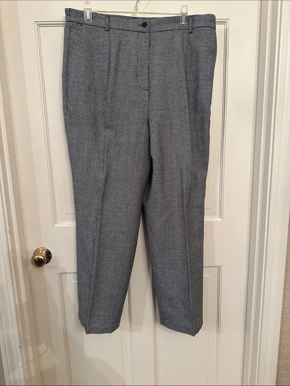 Appleseed’s houndstooth wool pants Size 16 petite